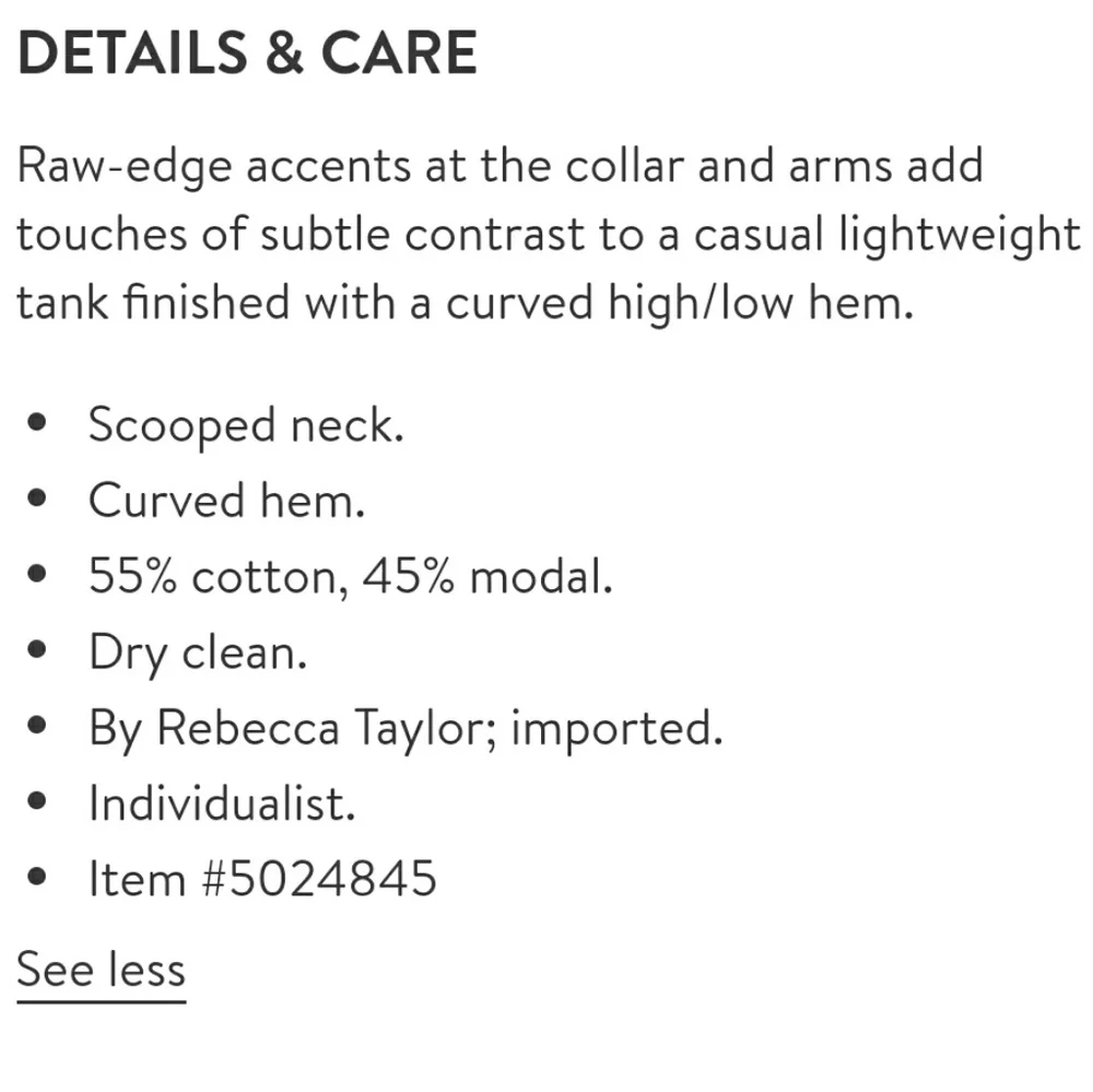 COPY - Rebecca Taylor White 'Jenna' Tank - Picture 6 of 11